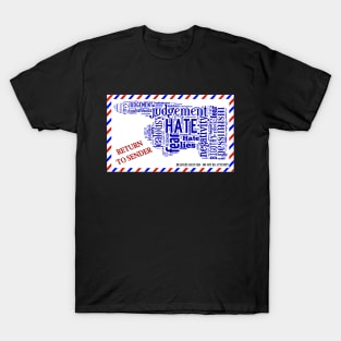 HATE: Return to Sender - Envelope T-Shirt